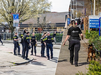 Man gepakt na klopjacht rond Diak-ziekenhuis nadat hij vuurwapen afpakt en vlucht