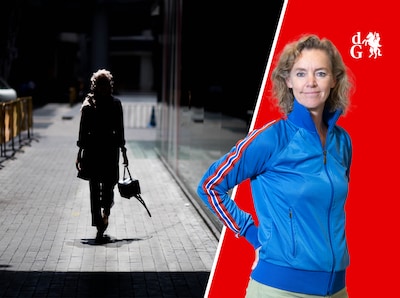 In het donker kun je als man door een vrouw worden gezien als potentieel gevaar