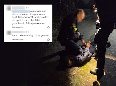 Van auto’s betasten tot vluchtpoging in de bosjes: agenten arresteren de gezochte autovoeler