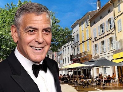 Gewoon in de rij bij de Franse bakker: wereldster George Clooney blijkt doodgewone buurman