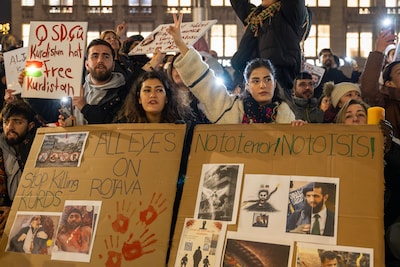 Opstootje bij pro-Koerdische demonstratie in Amsterdam
