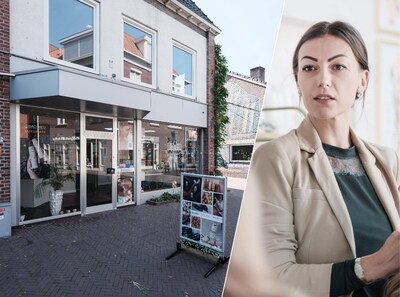 Voor 1 euro per jaar huurde Emina een heel winkelpand: ‘Er zat niet eens een toilet in’