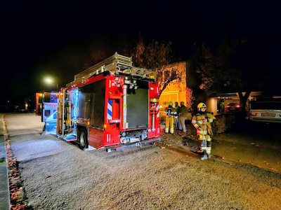 Schoorsteenbrand in Yellowstraat in Ophemert
