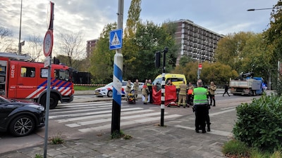 Kind op fatbike overleden na aanrijding door vrachtwagen in Amsterdam