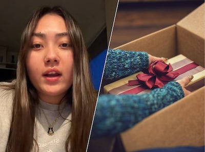 Influencer (20) kraakt kerstpakket af op TikTok en mag direct vertrekken: ‘Wat moet ik met die kaoloshirt?!’
