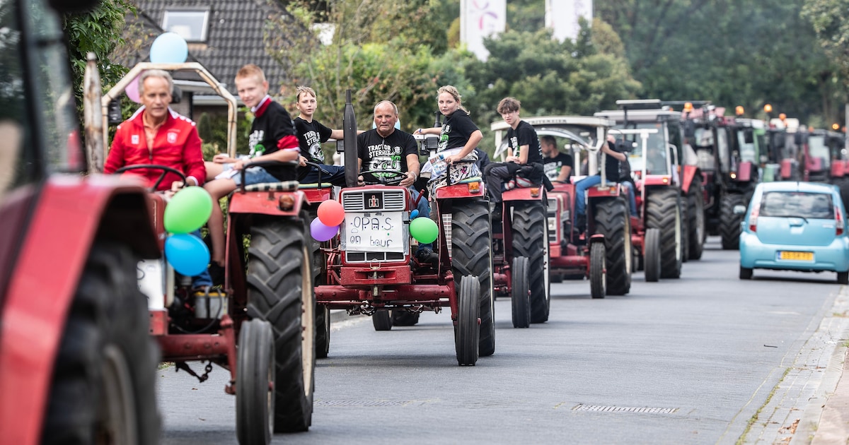 Nog één laatste keer 200 tractoren aan de start in Lievelde, daarna is de Tractor Sterrit verleden t