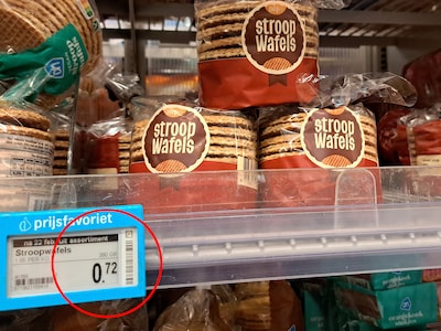 Pak stroopwafels kost nog maar 70 cent: ‘Eigenlijk moet je dit niet willen’
