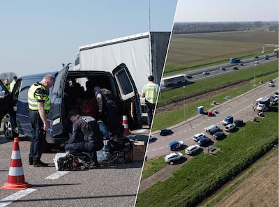 Grote grenscontrole op de A12, een kijkje in de keuken: ‘Leuk dat je vier kinderen hebt, maar er zijn maar drie gordels’
