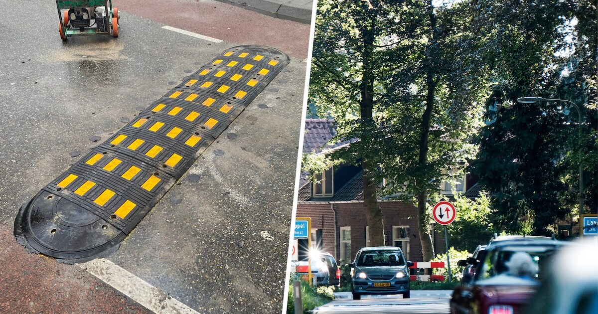 Verhaal wordt steeds gekker: eerst nemen dieven nieuwe verkeersdrempel mee, nu komen er klachten bin