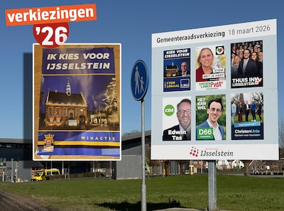 Ophef in IJsselstein om verkiezingsstunt: ‘Dit is illegale politieke reclame’