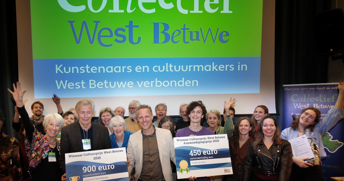 Cultuurprijs West Betuwe 2025 naar Collectief West Betuwe