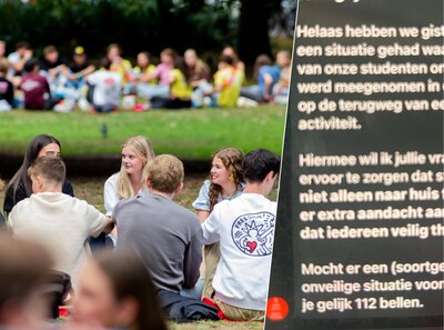 Studente gaat door met intro na incident bij Goffertpark; deelnemers slaan alarm via WhatsApp