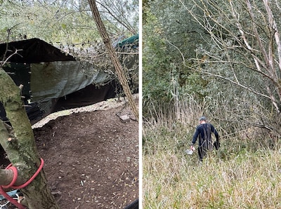 Dakloze Pauwel kampeert in de bosjes in Arnhem: ‘Deze plek biedt me rust’