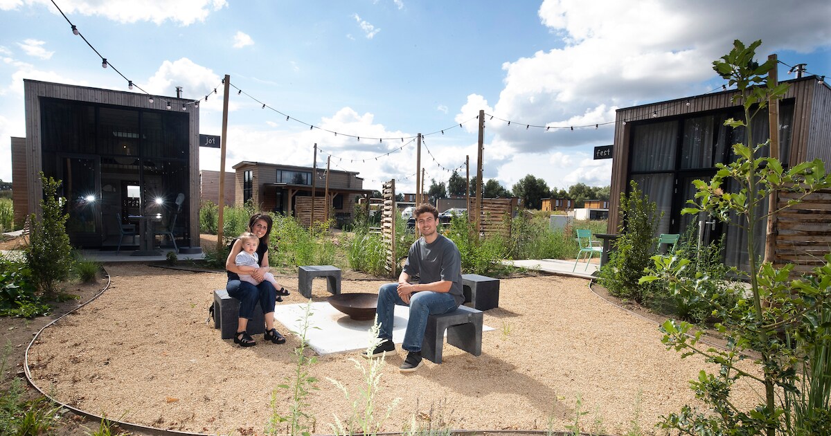 Duurzame tiny studio’s in Olburgen: ‘Minder huis, meer leven, ontspullen’