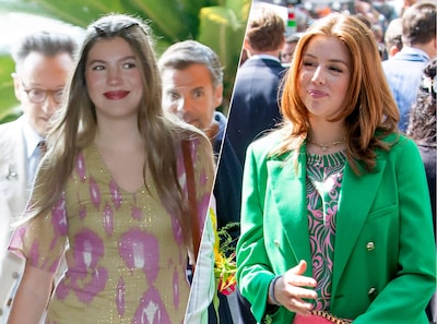 Spaanse prinses verschijnt in jurkje uit de uitverkoop van 8 euro: haute couture wordt ingewisseld bij royals