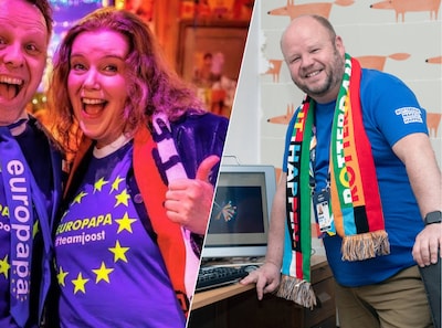Domper voor songfestivalsuperfans Mirjam (55) en Patrick (54): ‘Dan maar voor België’