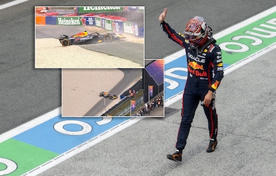 Max Verstappen eindigt eerste training na bizar moment in de grindbak, McLaren klasse apart