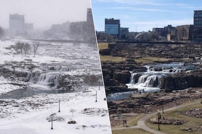 Ongekende hittegolf in VS: ‘Temperatuur in Sioux Falls ging in vijf dagen 49 graden omhoog’