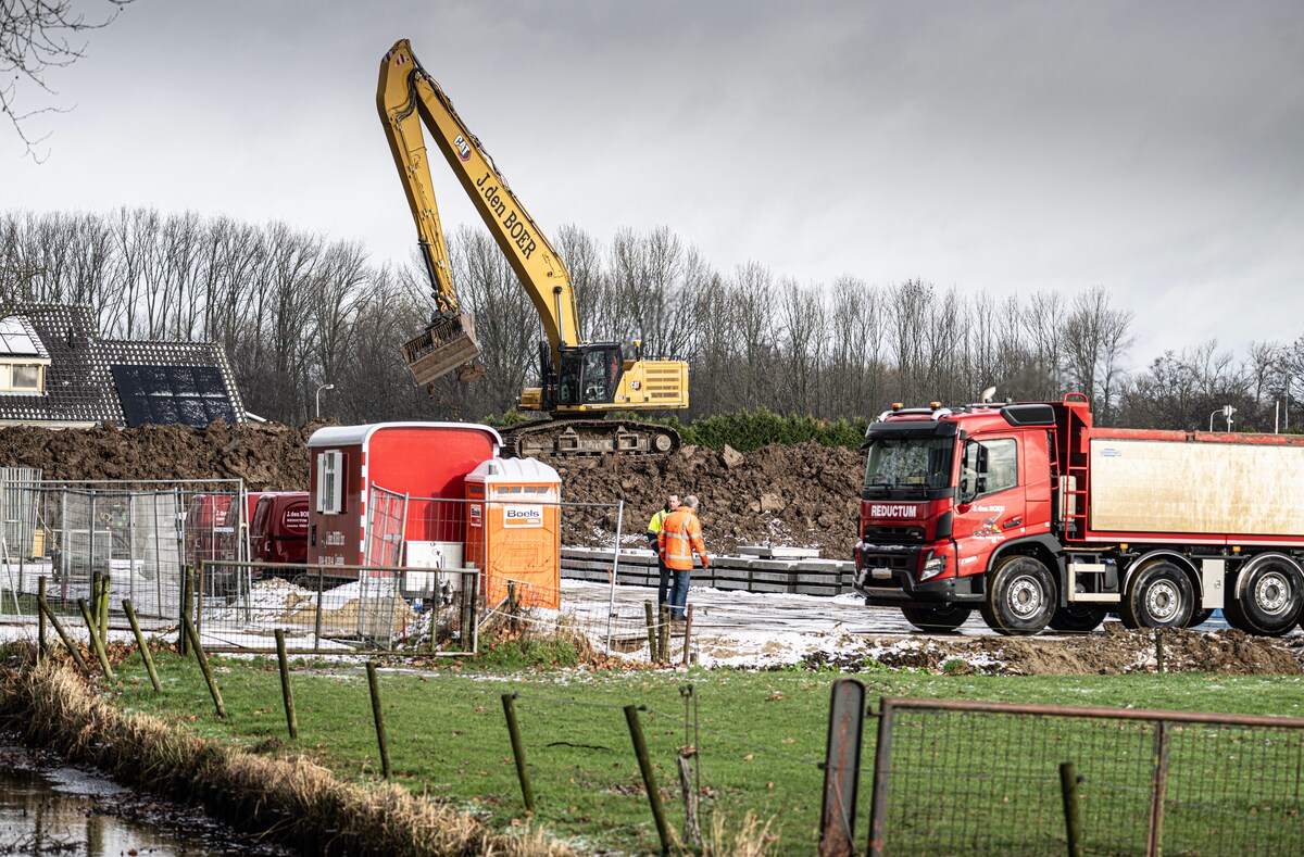 Start van de bouw van een asielzoekerscentrum in Druten.