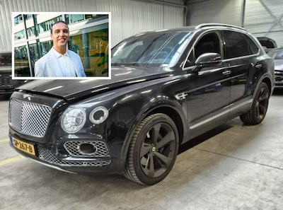 Peperdure Bentley van Ali B geveild voor 67.000 euro