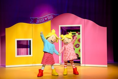 Kindervoorstelling De Zoete Zusjes zaterdag 11 april in Overasselt