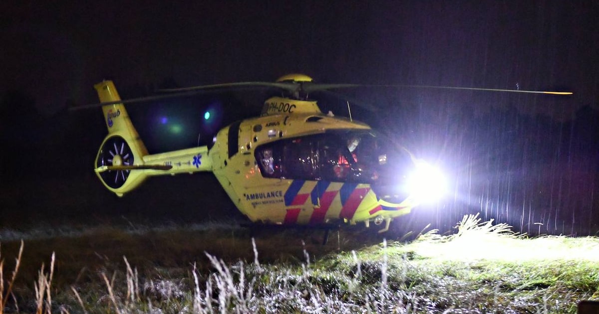 ‘Hij stond echt helemaal in brand’: buren geëmotioneerd door ernstig ongeluk in Den Ham.