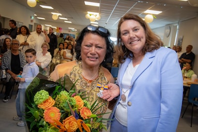 Op de boot van Terschelling naar Harlingen had Tielse ‘Meno’ (74) nog steeds geen idee: ‘Iemand ande