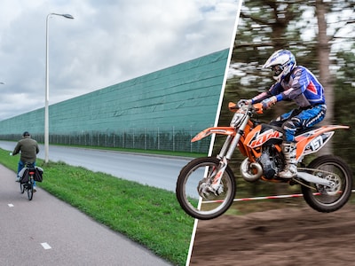 Geluidswal moet lawaai van ronkende crossmotoren beperken, Zuilen hoopt dat ook zomers de overlast v