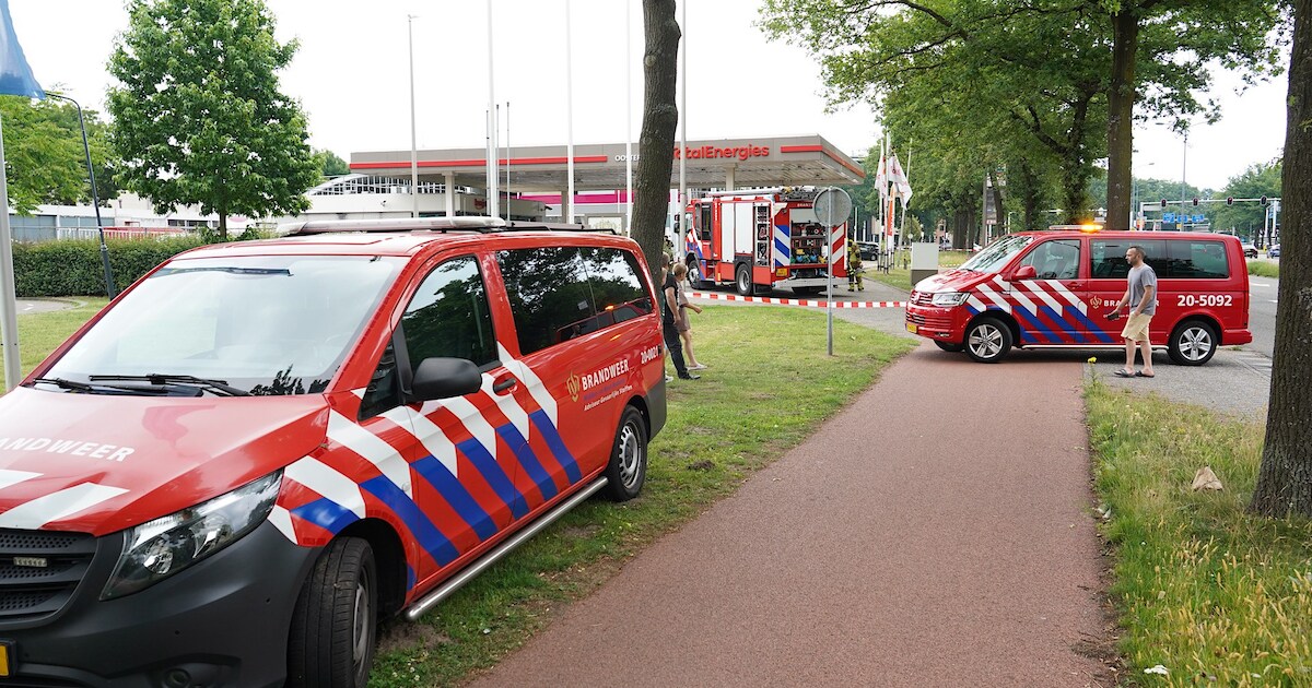 Tankstation in Oosterhout ontruimd vanwege gaslek