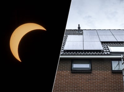 Stroomprijs verdubbelt tijdens zonsverduistering, maar stroomnet houdt stand: ‘Zelfs andere landen geholpen’