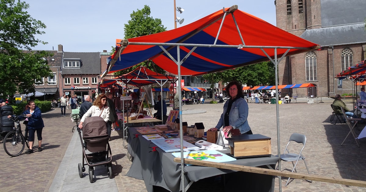 Veel liefde op Moederdagmarkt in Schijndel