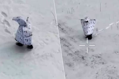 Waggelende ‘pinguïns’ aan het front: nieuw Russisch camouflagepak blijkt dodelijk