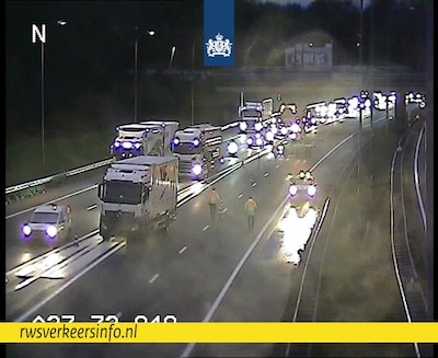 Vrachtwagen met pech zorgt voor file van uur op knooppunt Lunetten