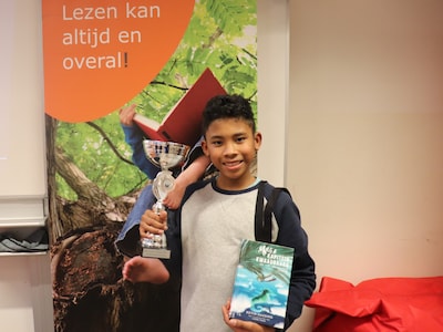 Milan wint voorleeswedstrijd en mag naar provinciefinale