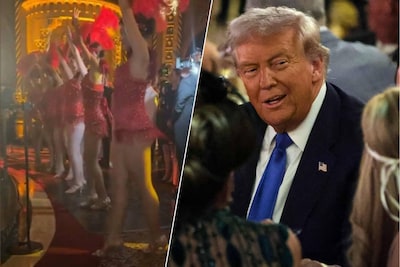 Champagne en schaars geklede danseressen: Trump onder vuur vanwege decadent halloweenfeest