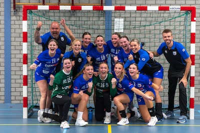Handbalsters van HV Huissen pakken door met derbyzege op HV Angeren