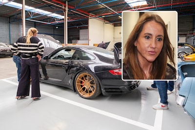 Luxeveiling breekt record: Porsche met gouden velgen van ‘foute’ verpleegster verkocht voor 66.666 euro