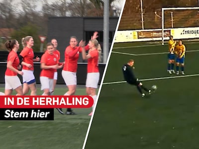 Omhaal belandt op de lat en samba in Denekamp: stem op het Moment van de Week!