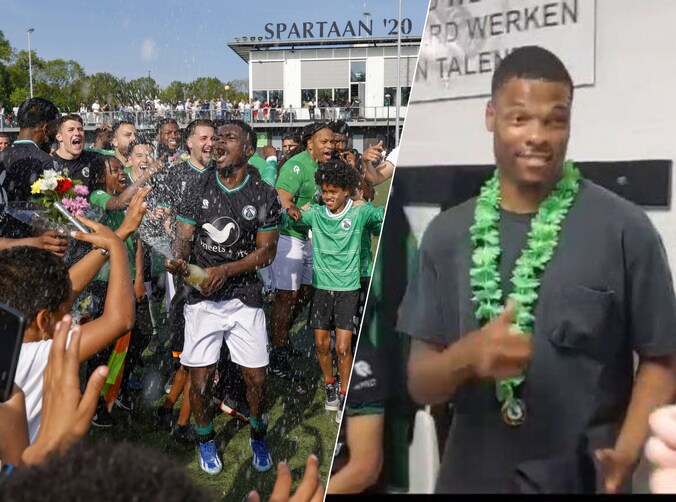 Denzel Dumfries speciale gast op kampioensfeestje Rotterdamse ...