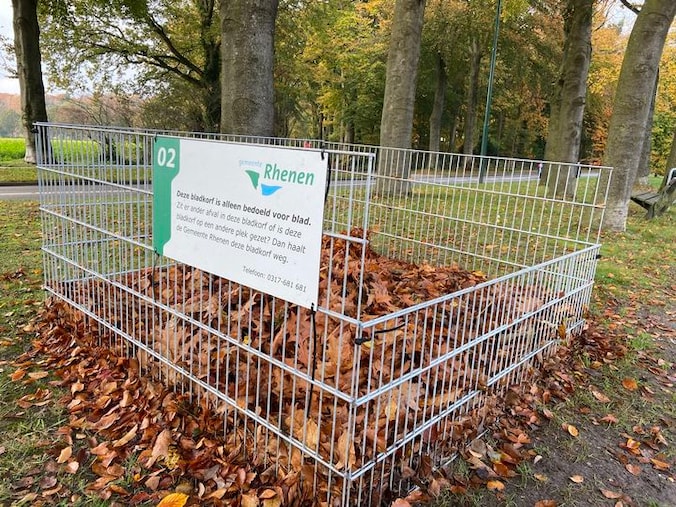 Bladkorven in Rhenen moeten overlast van herfstbladeren voorkomen ...