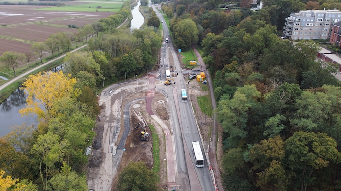 Werk aan N325 verloopt sneller dan verwacht: ‘Het gaat allemaal ...