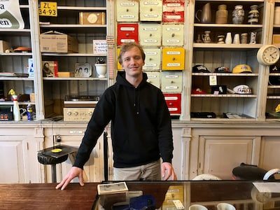 Mark (26) zit met zijn winkel in de oude drogisterij Woortman aan de Neude: 'Waar is Hans?'