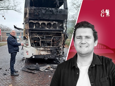 Na grote paniek in brandende bus kreeg chauffeur Frits het ‘s avonds moeilijk: ‘Het was écht heftig’