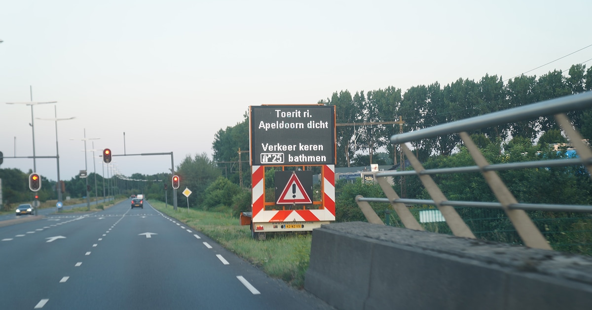 Toe- en afrit van A1 bij Deventer-Oost blijft voorlopig dicht: dit blijkt er aan de hand