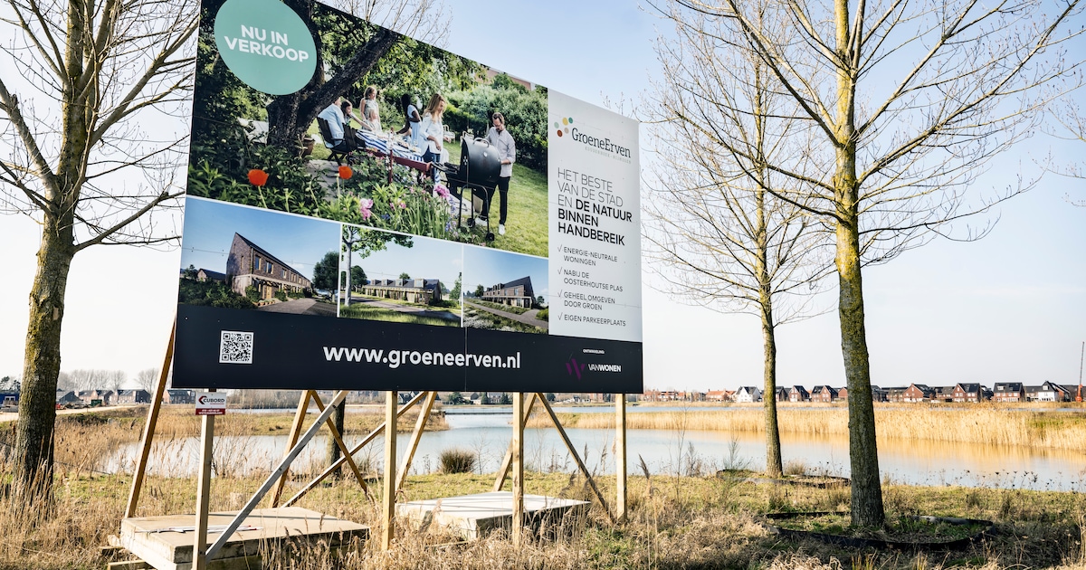 Nieuwbouw nabij Oosterhoutse Plas van start: zowel koop als sociale huur