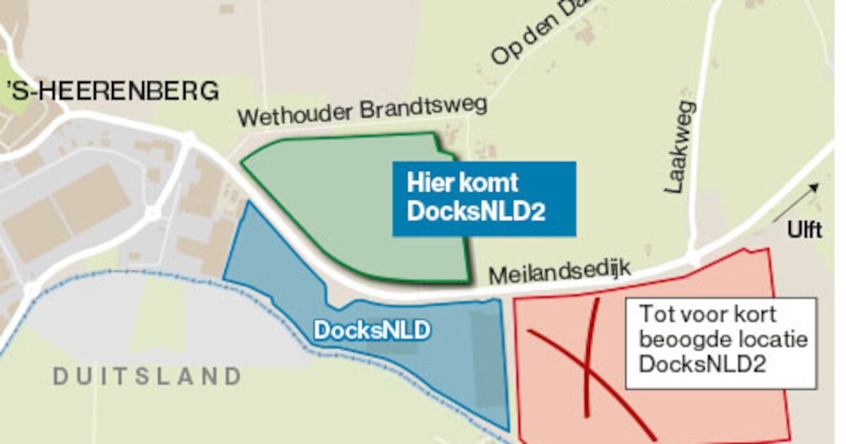 Raad Montferland vindt de uitbreidingslocatie van bedrijventerrein DocksNLD nog geen gelopen race
