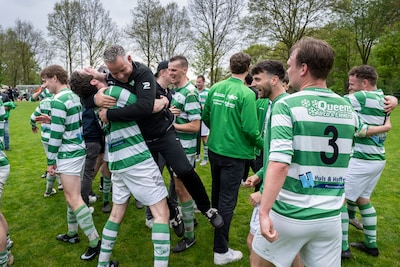 DDV’ers zien hoe concurrent faalt; titel is nu écht binnen • Daley Hoogakker scoort vijf keer en maa