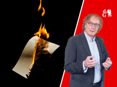 Ik zag op televisie hoe al mijn diploma’s in vlammen opgingen