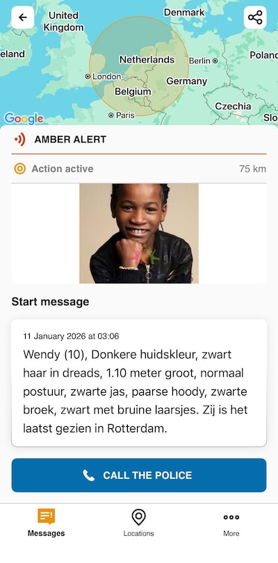 Ambert Alert voor de urgente vermissing van Wendy (10)