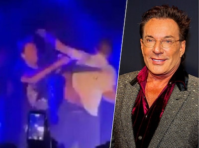 Gerard Joling belandt op podium in gevecht met biergooier